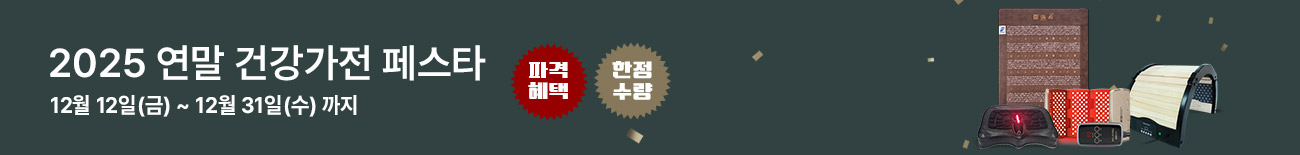 2025 연말 건강가전 페스타