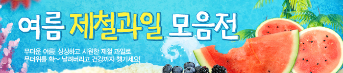 여름 제철과일 모음전